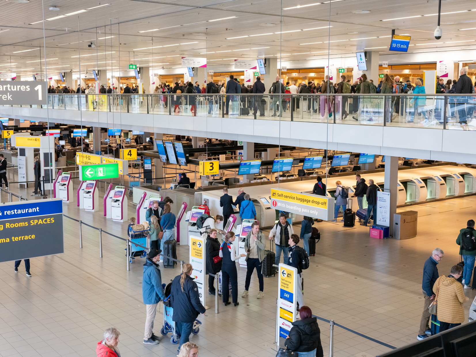 Benthem Crouwel Redevelopment Departure Hall 1 Amsterdam Airport 