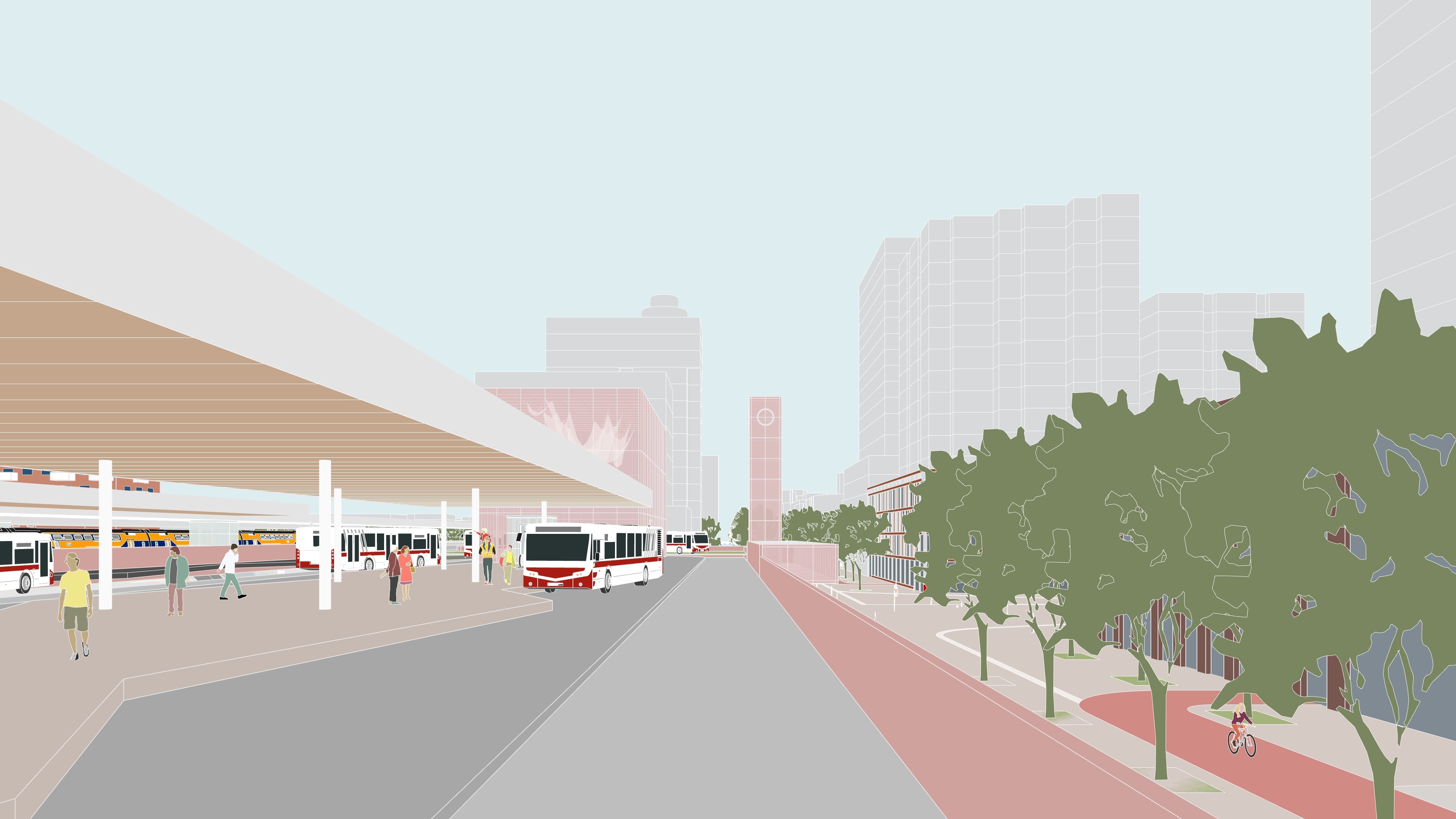 VKA VS impressie stadszijde busplatform